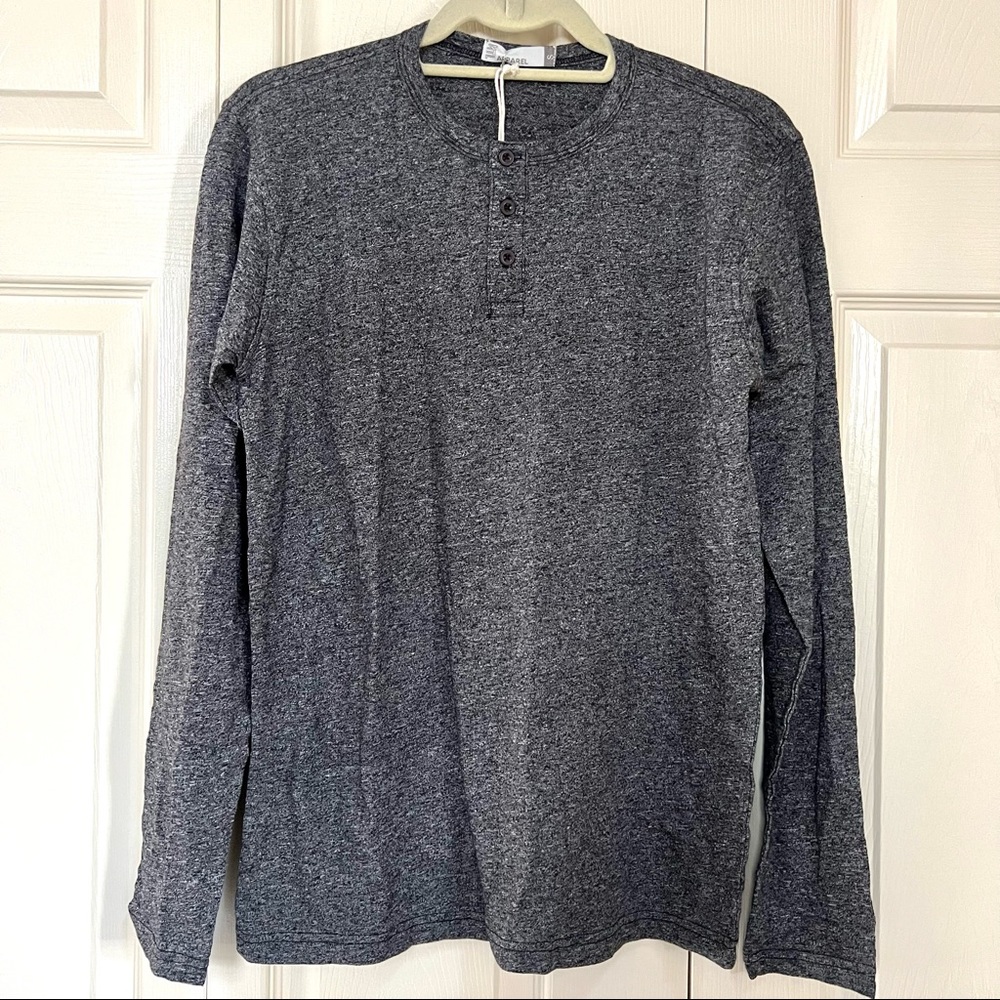 NWT Made To Live Apparel Men’s Long Sleeve Henley